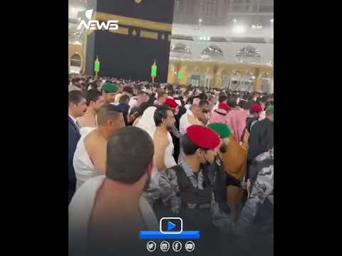شاهد بالفيديو.. متداول.. رئيس مجلس النواب محمد الحلبوسي اثناء تأديته مناسك العمرة