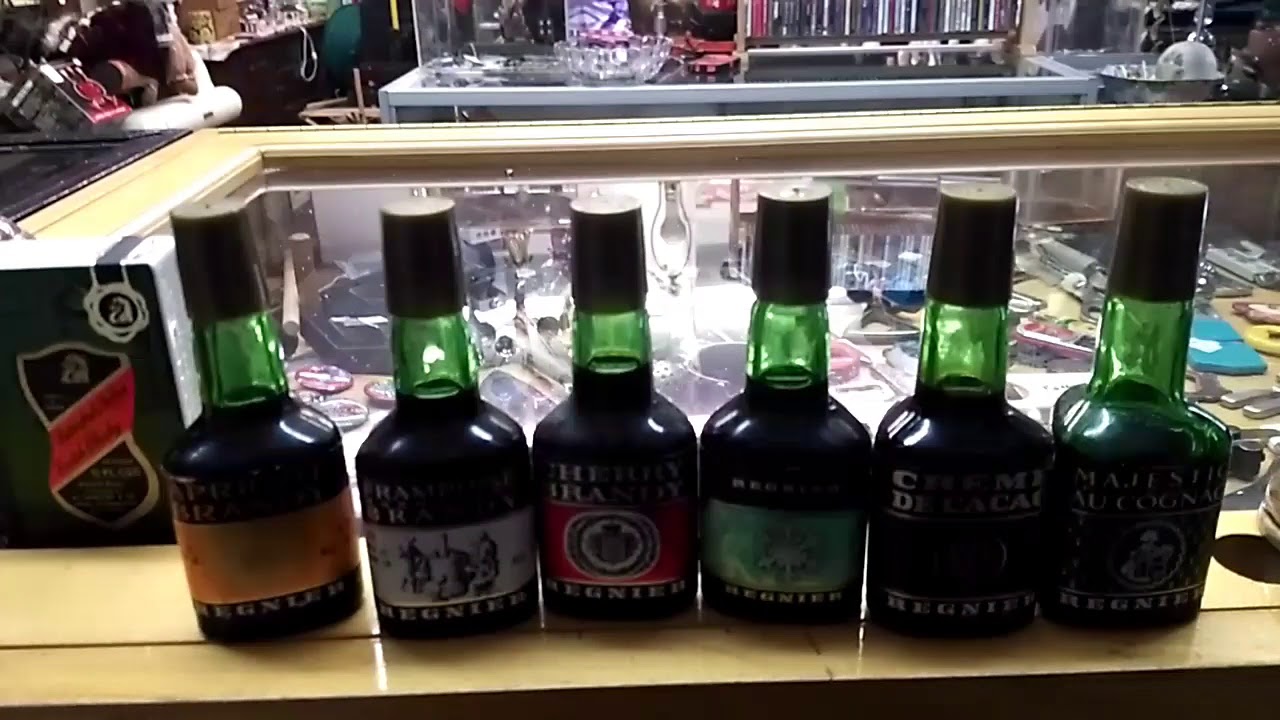 Vintage Mini Liquor Bottles