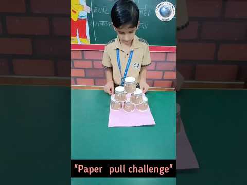 Our UKG students enthusiastically participated in the Pull the Challenge Activity🤩