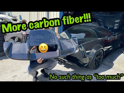 Carbon Fiber C6 Corvette Gets Even More Carbon Fiber added to it