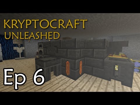 Kryptocraft UNLEASHED Ep. 6 - Caving and Smeltery