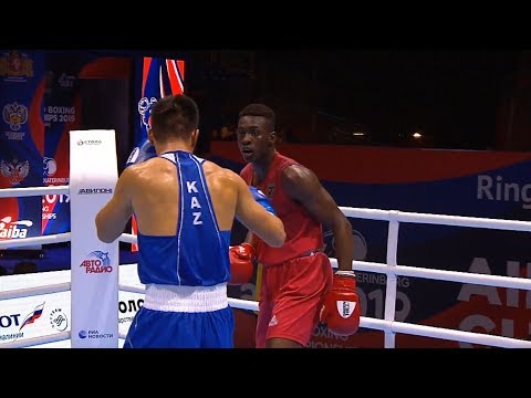 Round of 16 (81kg)  MACHADO Keno (BRA) vs NURDAULETOV Bekzad (KAZ) /AIBA World 2019