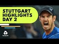 Murray Meets O'Connell; Kyrgios, Musetti, Basilashvili & More Feature | Stuttgart Highlights Day 2