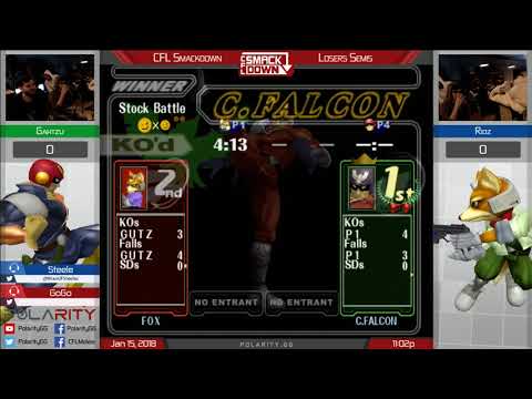 CFL Smackdown 159 Melee - Gahtzu (Falcon) vs Ridz (Fox) - Losers Semis