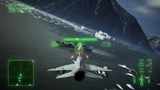エースコンバット7　ミッション11をMig21で　スコア66,000　難易度ACE