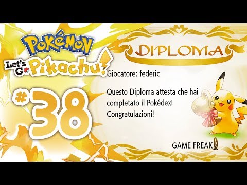 POKEDEX COMPLETATO! OTTENIAMO IL CROMAMULETO! - Pokemon Let's Go Pikachu ITA - Episodio 38
