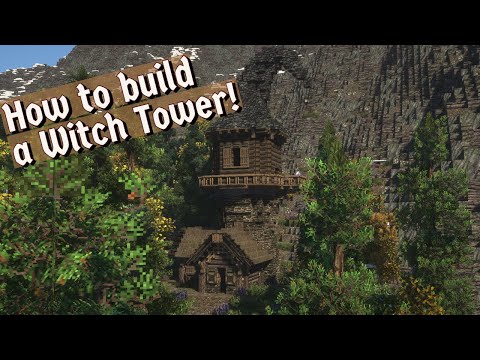 How to Build A Witch's Tower! - Minecraft Conquest Reforged