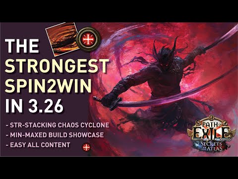STR-Stacking Cyclone(Dual-Wield) is the【Strongest Spin2Win in 3.26】⚡ Min-Maxed Build Showcase