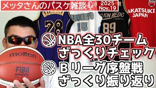 【バスケ雑談】NBA全30チームのスタッツチェック＆Bリーグ