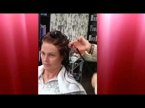Ouidad's Rake and Shake technique at Adored Salon by...