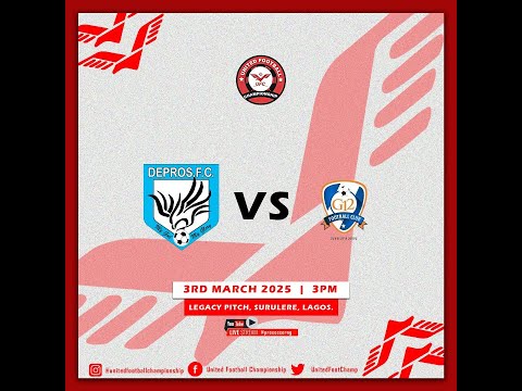 DEPROS FC vs G12 FC - UNITED FOOTBALL CHAMPIONSHIP