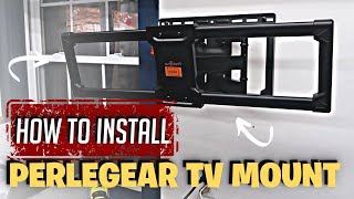 HOW TO INSTALL I Perlegear TV Mount Review!