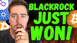 BLACKROCK JUST LEFT THEM SPEECHLESS! *BITCOIN BREAKING NEWS*
