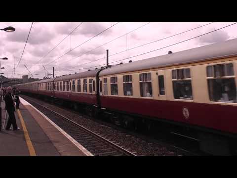4464 Bittern passes Grantham on the Ebor Streak special to York