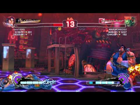 SSFIVAE~ T.Hawk (toro1006t) vs. Blanka (MARIMOKKOSU) HD