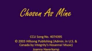 Chosen As Mine by Joanna Haverkamp (Hillsong)