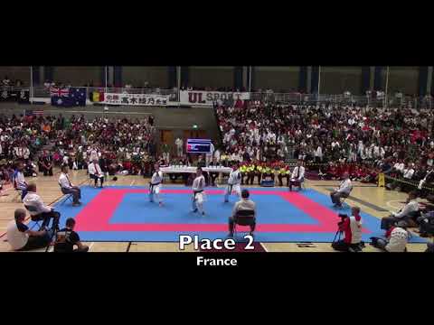 Men's Team Kata Final-JKA World Championships 2017 in Ireland