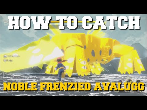HOW TO CATCH NOBLE FRENZIED AVALUGG IN POKEMON LEGENDS ARCEUS!