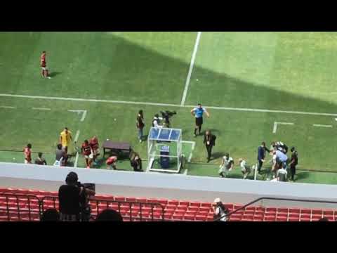 CONFUSAO NO TUNEL JOGO DE FLAMENGO E PALMEIRAS