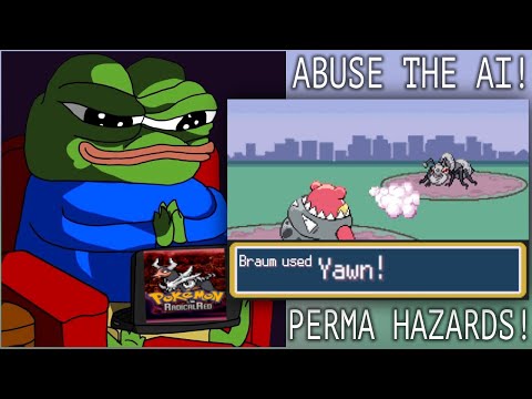 Radical Red Hardcore Mode Nuzlocke Strategies: Yawn AI Exploit with Slowbro