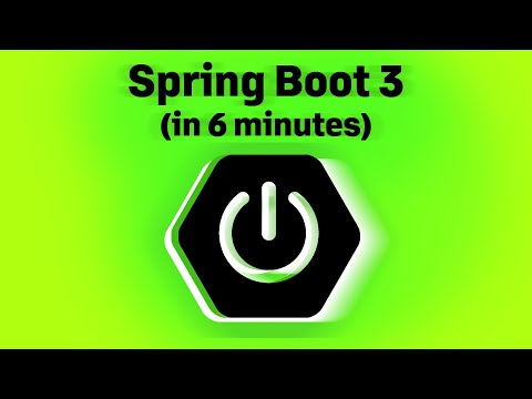 Spring Boot 3 in 6 minutes