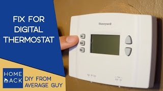 Digital thermostat not working | Honeywell thermostat troubleshooting