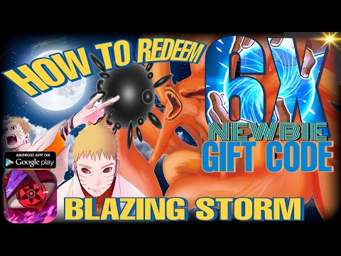Blazing Storm - How To Redeem / 6X Newbie Gift Code 🎁 New anime ARPG mobile online 2023 - android