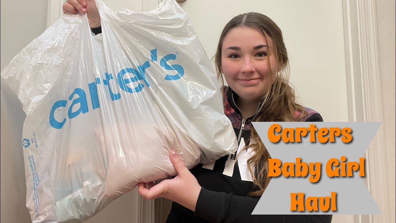 Carters Baby Girl Haul  • Baby Clothes Haul •
