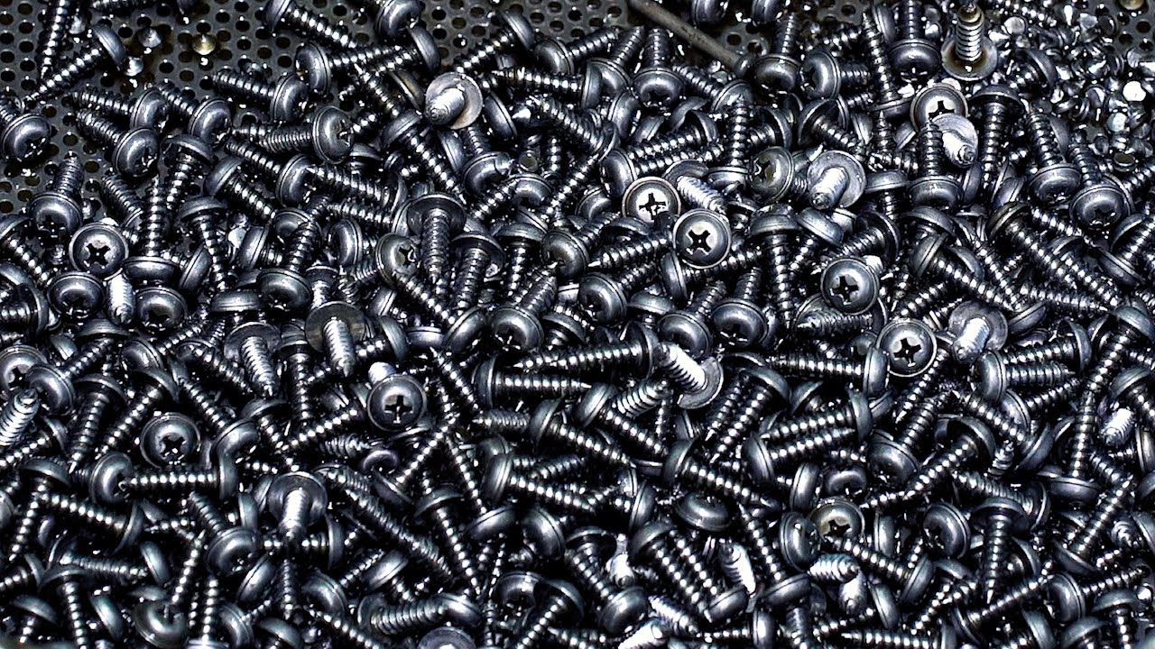 Millions a Day! Mass Screw Production Process in China.