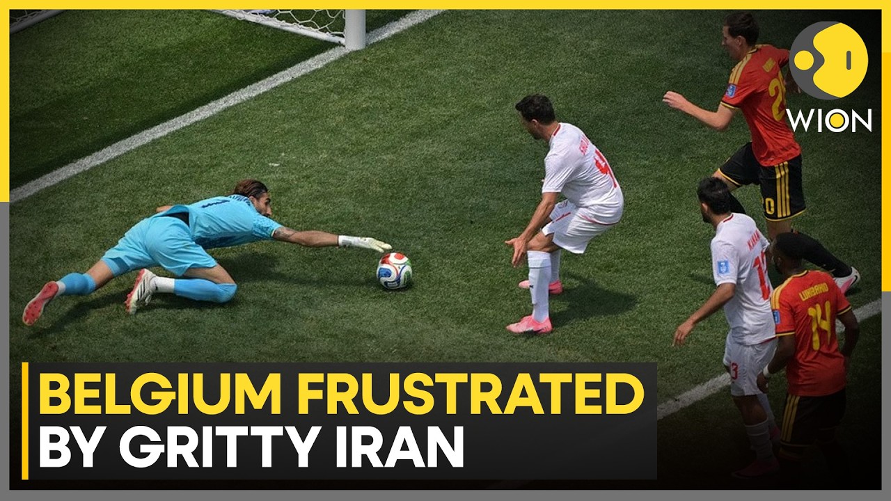 FIFA World Cup 2026: Belgium Held By Resilient Iran In Frustrating Draw | WION News
