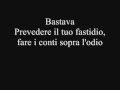 Laura Pausini - Bastava - Testo