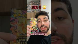 Dia 8 abrindo um pacote de Pokémon por dia até vir uma carta de mais de R$1000 #pokemontcg #pokemon