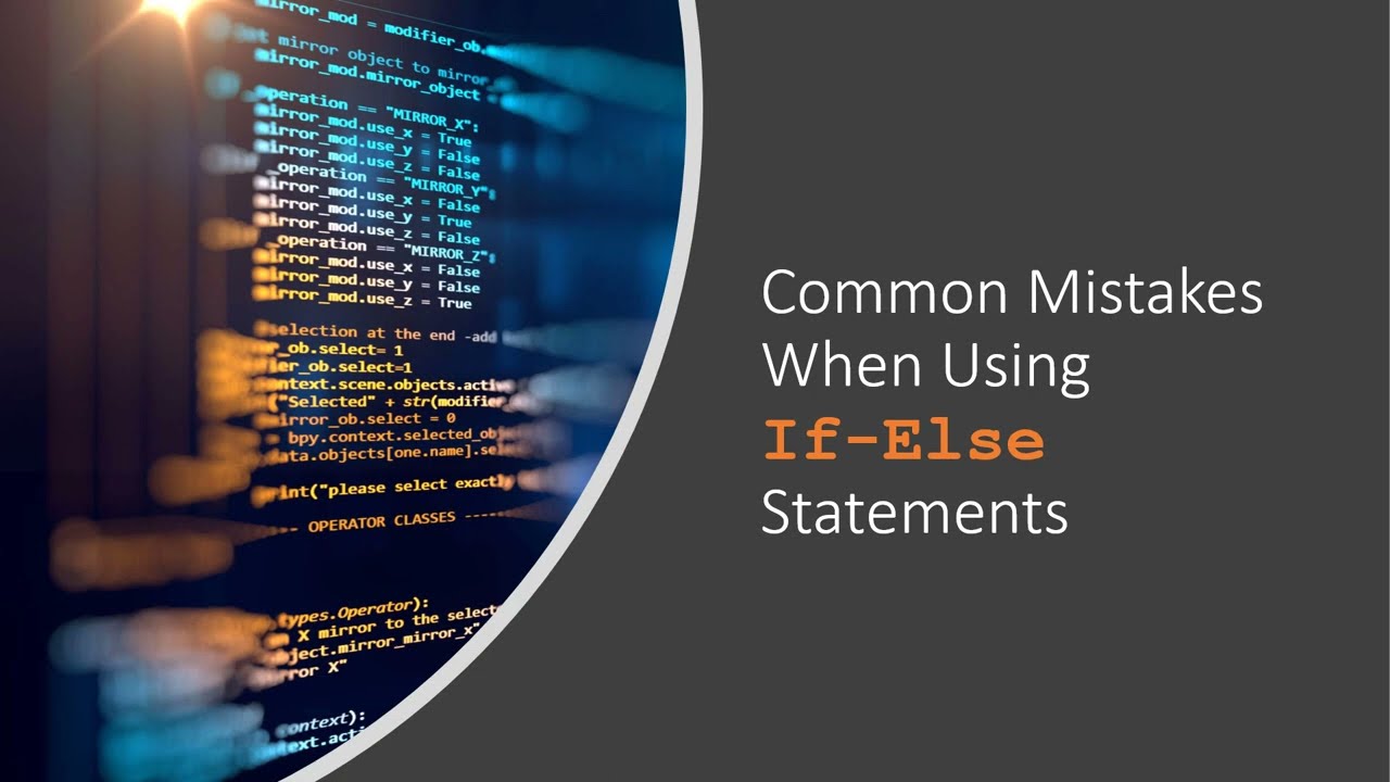 Common Mistakes Using If Statements in Java