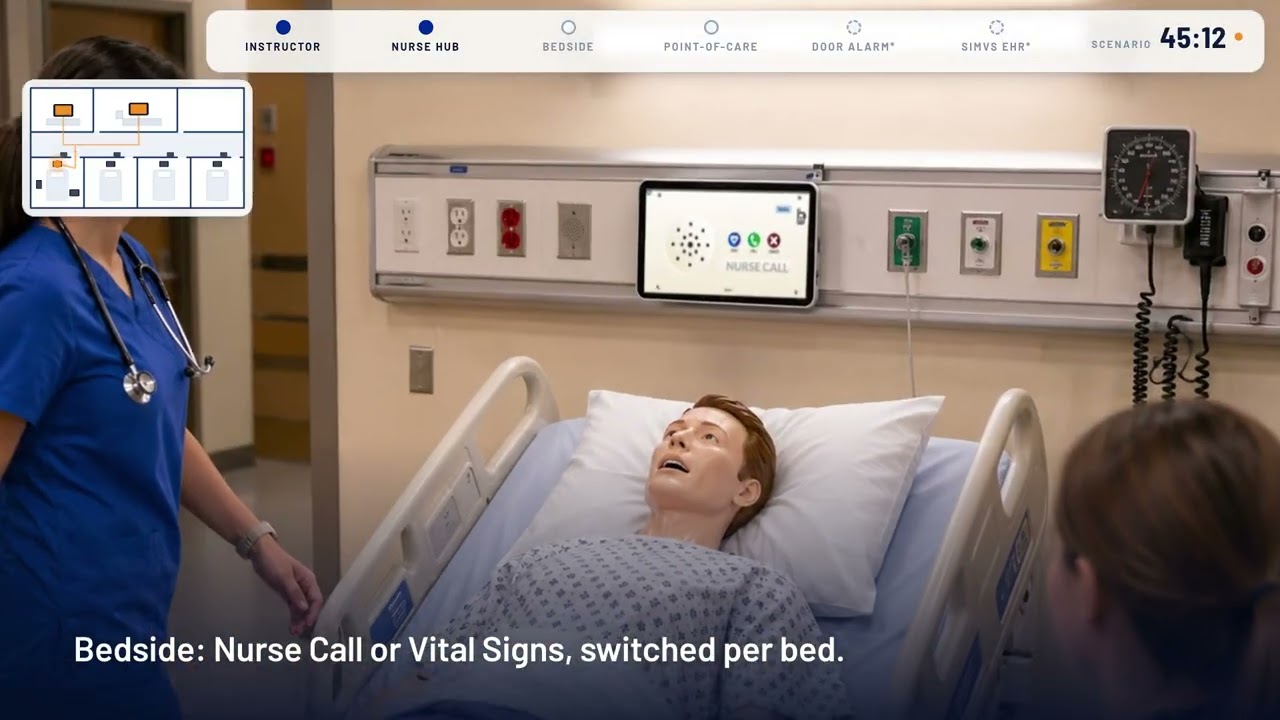 SimVS Nurse Station - How Multi-Patient Simulation Works