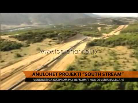 Anulohet projekti "Rrjedha e Jugut" - Top Channel Albania - News - Lajme