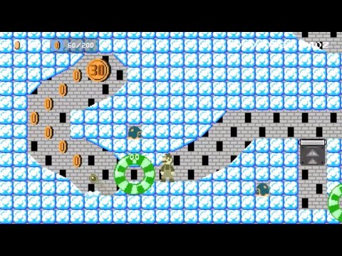 [SMM2/Mario] Superball Spelunking on the Moon