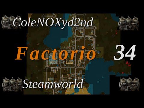 Factorio 15 Steamworld - Episode 34 - Replacing Roundabouts