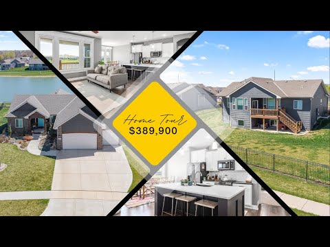 Tour this $389,900 ranch with breathtaking water views from almost every window.