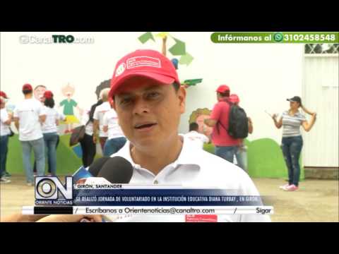 Jornada de voluntariado en la Institución Diana Turbay de Girón