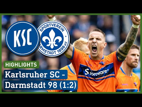 Highlights: Karlsruher SC - SV Darmstadt 98 (1:2) | 2. Bundesliga 12. Spieltag | hessenschau