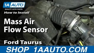 How To Replace Mass Air Flow Sensor 00-03 Ford Taurus