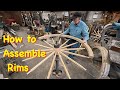 2 Piece Stagecoach Wheel Rims How They Are Installed Engels Coach Shop