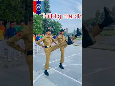 Hilldig march demo 🇮🇳🫡 #ncc #demo #shorts #shortvideo #army #trending #shortsfeed #drill
