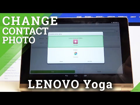 How to Add Photo to Contact in LENOVO Yoga – Personalize Contacts