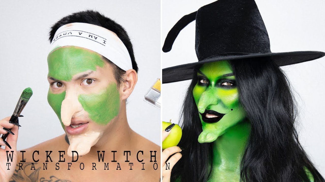WICKED WITCH HALLOWEEN MAKEUP TUTORIAL & FIRST TIME USING SPECIAL EFFECT PROSTHETICS | Kimora Blac