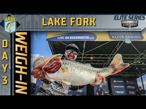 2021 Bassmaster Elite at Lake Fork, TX - Day 3 Weigh-In