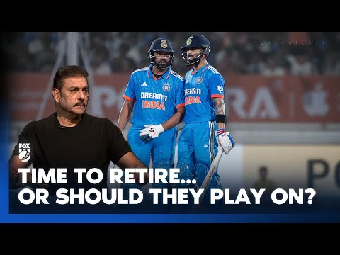 Ravi Shastri has his say - should Kohli & Sharma play on till the 2027 World Cup? 👀 🏆 I Fox Cricket