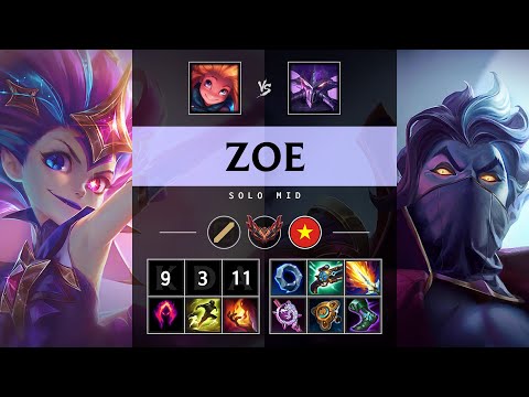 Zoe Mid vs Kassadin - VN Grandmaster Patch 25.S1.3