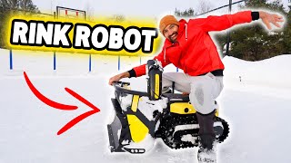Robot Snowblowers & Building a Mini Rink!