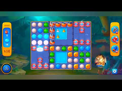 фишдом 2022 # 10547 уровень - прохождение без бустеров # Fishdom,  10547  level - no Boosters.